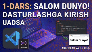 Frontend dasturlash 1-dars. 